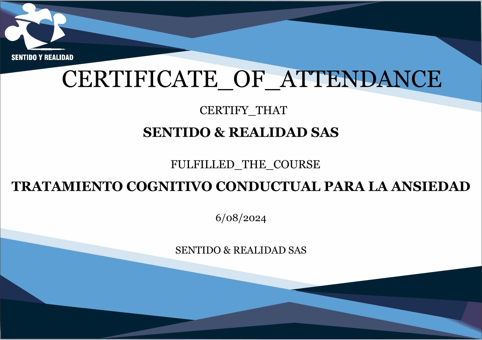 certificado
